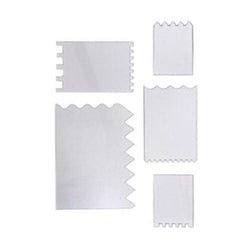 DecoArt 5pc Clear Texture Cards Wax Effects Accessories - CLDAS269 - Lilly Grace Crafts