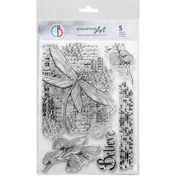 Ciao Bella Papers Ciao Bella Fly Through Dreams stamp set  Indigo - CBPS8071 - Lilly Grace Crafts