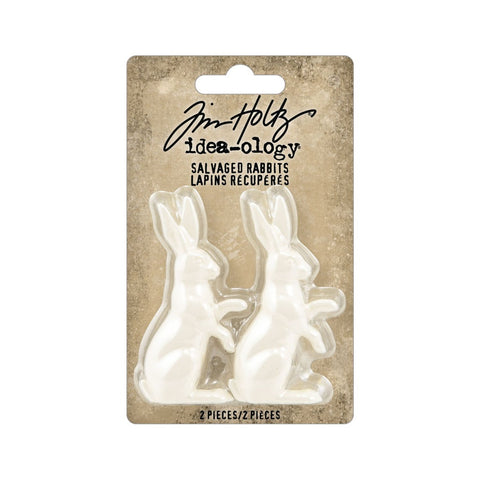 Tim Holtz idea-ology Tim Holtz Salvaged Rabbits - ADTH94303 - Lilly Grace Crafts