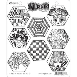 Ranger A Heck of Hexies Dylusions Stamp - DYR76773 - Lilly Grace Crafts