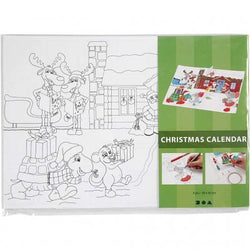 Creativ Christmas Calendar With Print Pack of 5 - CLCV23321 - Lilly Grace Crafts