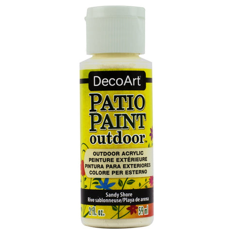 DecoArt Sandy Shore Patio Paint 2oz - CLDCP105-2OZ - Lilly Grace Crafts