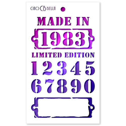 Ciao Bella Papers 5"x8" Stencil Limited Edition - CBMSB024 - Lilly Grace Crafts