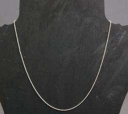 Unbranded Silver Ball Chain 18" - CLKPS-0049 - Lilly Grace Crafts