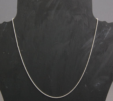 Unbranded Silver Ball Chain 18" - CLKPS-0049 - Lilly Grace Crafts