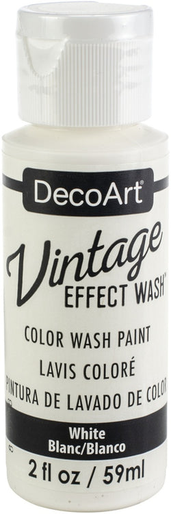 DecoArt White Vintage Effects Wash - CLDADCW02-2OZ - Lilly Grace Crafts