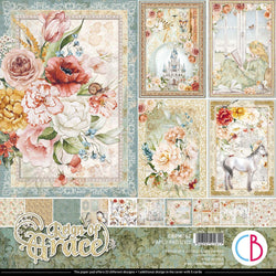 Ciao Bella Papers Ciao Bella 12" x 12" Paper Pad Reign of Grace - CBPM060 - Lilly Grace Crafts