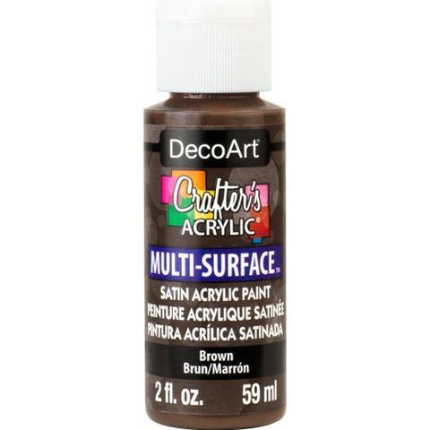 DecoArt Brown Crafters Multi-Surface 2-Oz. - CLDADCAM22-2OZ - Lilly Grace Crafts