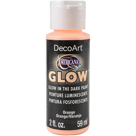 DecoArt Orange Americana Glow Colours 2-Oz. - CLDA379-2OZ - Lilly Grace Crafts
