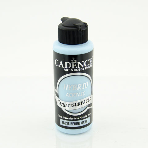 Cadence Baby Blue 120 ml Hybrid Acrylic Paint For Multisurfaces - CA741647 - Lilly Grace Crafts