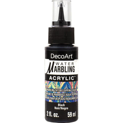 DecoArt Black Water Marbling Paint 2oz - CLDADWM01-2OZ - Lilly Grace Crafts