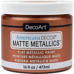 DecoArt Warm Copper Matte Metallics - CLDADMMT15-16OZ - Lilly Grace Crafts