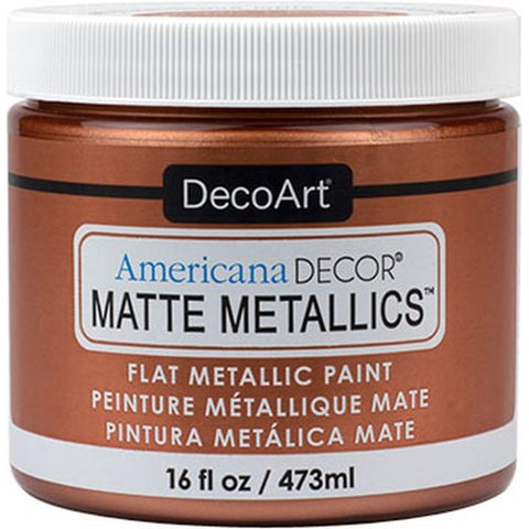 DecoArt Warm Copper Matte Metallics - CLDADMMT15-16OZ - Lilly Grace Crafts