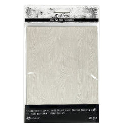 Ranger Distress Holiday Woodgrain Cardstock - Light Grey  (10 Sheets of 5 x 7 Heavyweight 111lb) - Tim Holtz Limited Edition - TSCK81197 - Lilly Grace Crafts