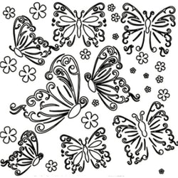 The Crafters Workshop Mini Template Butterflies - TCW175S - Lilly Grace Crafts