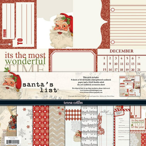 Santa's List Collection Pack Sold in Single Packs - MMETCSL1015 - Lilly Grace Crafts