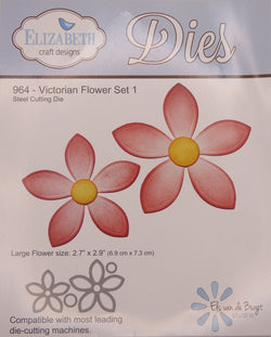 Elizabeth Craft Designs Victorian Flower Set 1 - ECD964 - Lilly Grace Crafts