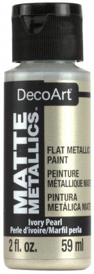 DecoArt Ivory Pearl Matte Metallics - CLDADMMT07-2OZ - Lilly Grace Crafts