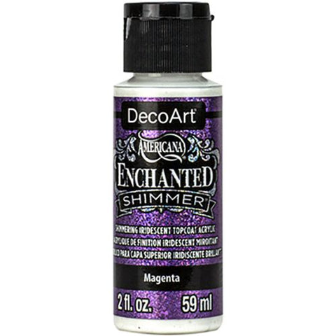 DecoArt Magenta Enchanted Shimmer - 2Oz. - CLDADES06-2OZ - Lilly Grace Crafts