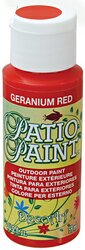 DecoArt Geranium Red Patio Paint - CLDCP07-2OZ - Lilly Grace Crafts