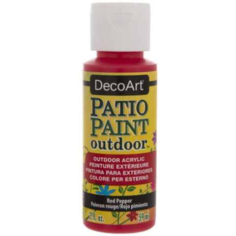 DecoArt Red Pepper Patio Paint - CLDCP90-2OZ - Lilly Grace Crafts