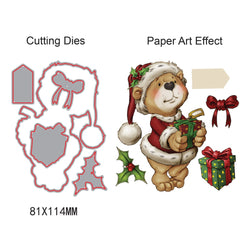 Debbi Moore Designs Match It Dies - Christmas Bears - Santa - DMMI093 - Lilly Grace Crafts
