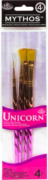 Royal & Langnickel Mythos Unicorn 4 Piece Brush Set - CLMYTH503 - Lilly Grace Crafts