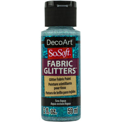 DecoArt Sea Aqua Fabric Paint - CLDADSSFG12-2OZ - Lilly Grace Crafts