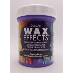 DecoArt Dioxazine Purple 4OZ Wax Effects Encaustic Acrylic - CLDADWE22-4OZ - Lilly Grace Crafts