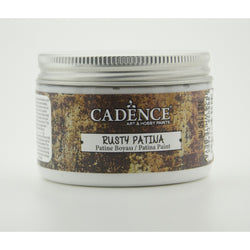 Cadence White 150 ml Rusty Patina  Paint  - CA733550 - Lilly Grace Crafts