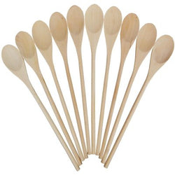 Unbranded Wooden Spoons Set of 10 - CLLFBMZ003-10 - Lilly Grace Crafts