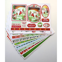 All I Want For Christmas Is Gnomes Cardmaking Kit with Forever Code - DMIWCK415 - Lilly Grace Crafts