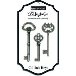 Collins Keys Blingage Sold in singles - MMETCBL1927 - Lilly Grace Crafts