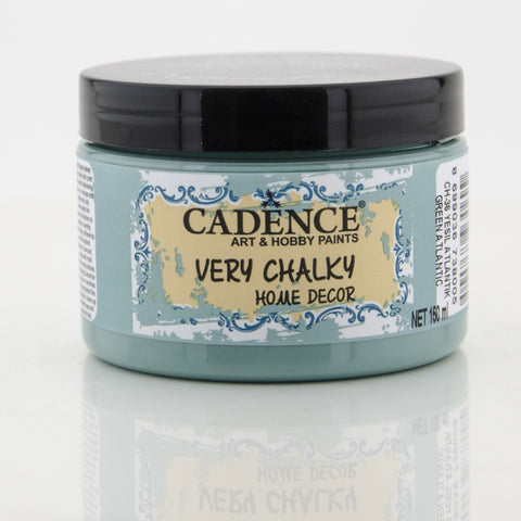 Cadence Green Atlantic 150 ml Very Chalky Home Decor ( Ultra Matt ) - CA738005 - Lilly Grace Crafts