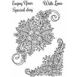 Sweet Dixie SD Fantasy Floral Swirl and Corn - SDCSA6285 - Lilly Grace Crafts