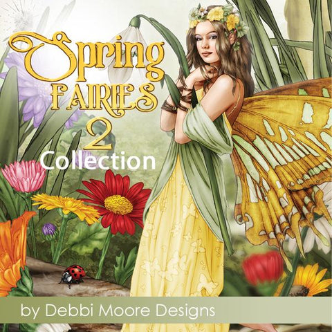 Debbi Moore Designs Spring Fairies Volume 2 Collection USB Key - DMUSB625 - Lilly Grace Crafts