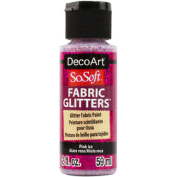 DecoArt Pink Ice Fabric Paint - CLDADSSFG06-2OZ - Lilly Grace Crafts