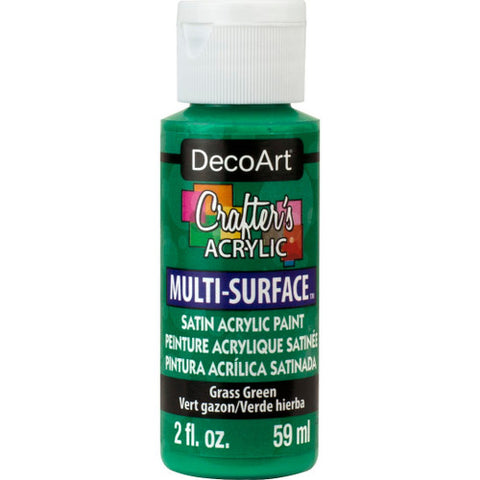 DecoArt Grass Green Crafters Multi-Surface 2-Oz. - CLDADCAM13-2OZ - Lilly Grace Crafts