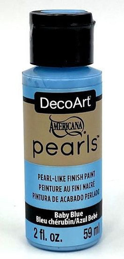 DecoArt Baby Blue Americana Pearls - 2Oz. - CLDAP042-2OZ - Lilly Grace Crafts