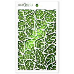 Ciao Bella Papers 5"x8" Stencil Leaves - CBMS007 - Lilly Grace Crafts