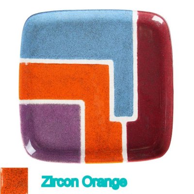 Duncan Zircon Orange 4oz - CLDN-SH509-4OZ - Lilly Grace Crafts