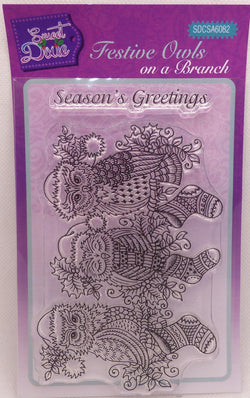 Sweet Dixie SD Festive Owls on a Branch - SDCSA6082 - Lilly Grace Crafts