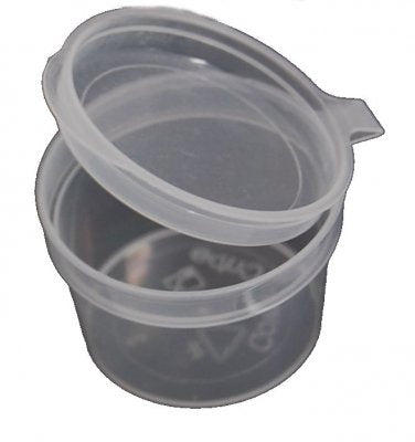 Unbranded Empty Fillable Flip top Pot Large 30ml -100 pack - CLKPS-0154-100 - Lilly Grace Crafts