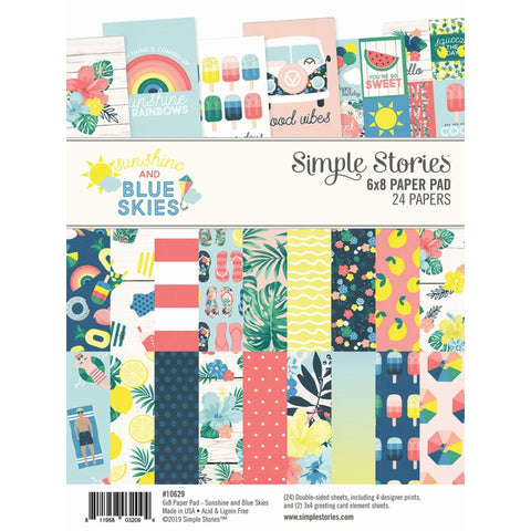 Simple Stories 6x8 Pad - SI10629 - Lilly Grace Crafts