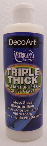 DecoArt Decoart Triple Thick Brush Gloss Varnish - CLDA-TG01-8OZ - Lilly Grace Crafts