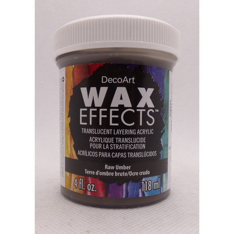 DecoArt Raw Umber 4OZ Wax Effects Encaustic Acrylic - CLDADWE05-4OZ - Lilly Grace Crafts