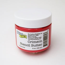 The Crafters Workshop Crimson Stencil Butter 2oz - TCW9069 - Lilly Grace Crafts