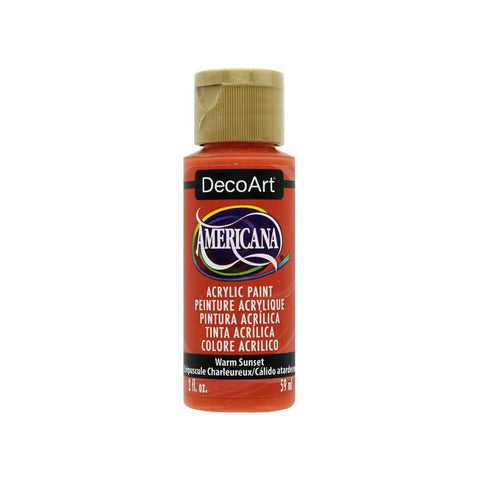 DecoArt Warm Sunset Americana Acrylics 2-oz. - CLDA385-2OZ - Lilly Grace Crafts