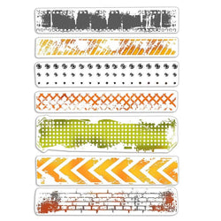 Ciao Bella Papers 4"x6" Stamps Urban Borders - CBPSB6003 - Lilly Grace Crafts