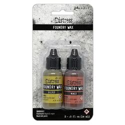 Ranger Tim Holtz Distress® Foundry Wax Kit 1 - Gilded/Mined - TDAK80435 - Lilly Grace Crafts